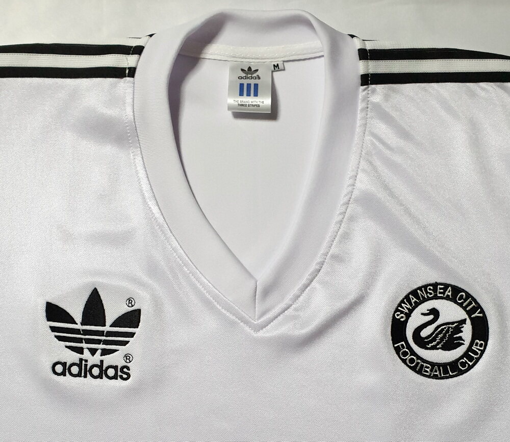 Retro Swansea City Home 1980 Football Shirt Soccer Jersey Vintage