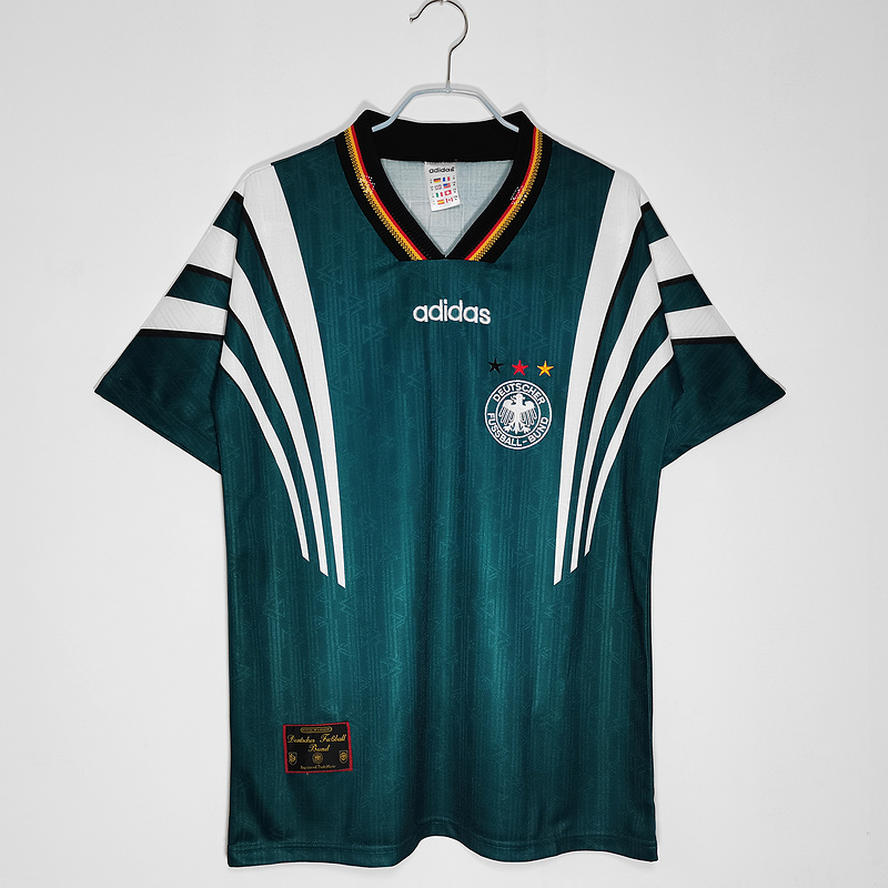 Germany Away Kit 1996 Football Shirt Soccer Jersey Retro Vintage