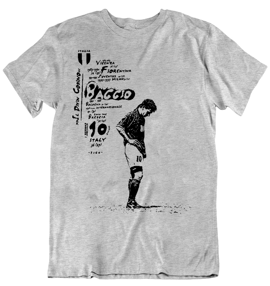 Retro Roberto Baggio Poster T-Shirt