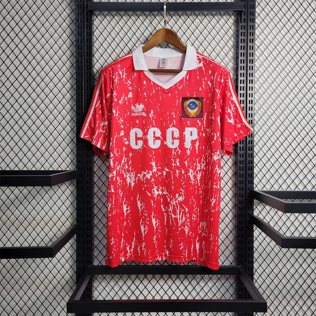 Soviet Union CCCP Russia Home Shirt 1989-91 Football Shirt Soccer Jersey Retro Vintage