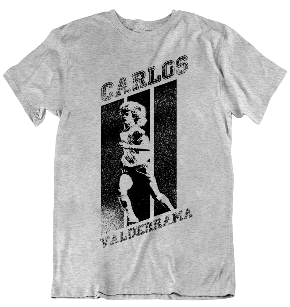 Retro Carlos Valderrama Poster T-Shirt