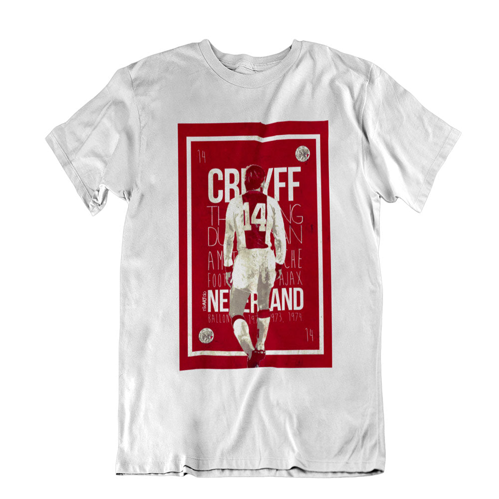 Retro Johan Cruyff Poster T-Shirt