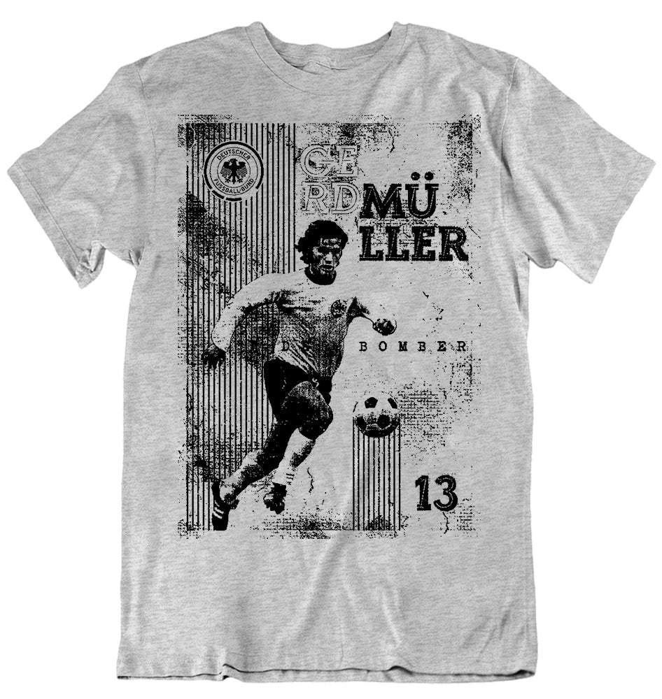 Retro Gerd Müller Poster T-Shirt