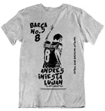Retro Andrés Iniesta Poster T-Shirt