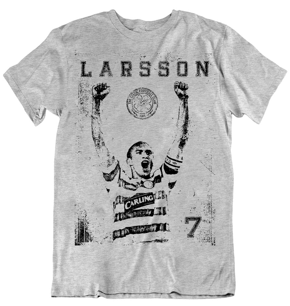Retro Henrik Larsson Poster T-Shirt
