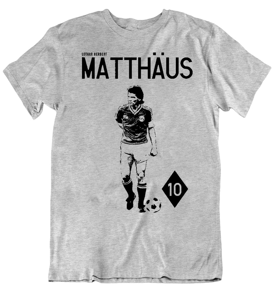 Retro Lothar Matthäus Poster T-Shirt