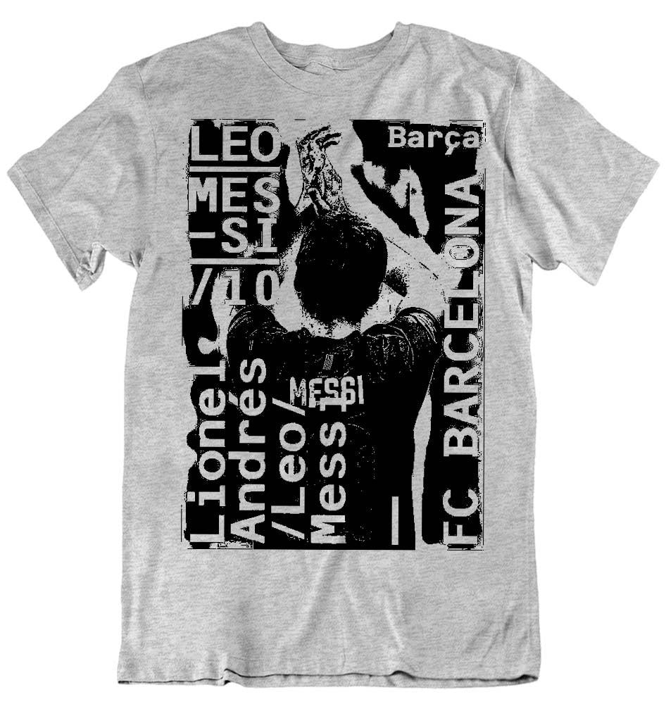 Retro Lionel Messi Poster T-Shirt