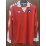 Chile Home 1982 Long Sleeve Football Shirt Soccer Jersey Retro Vintage