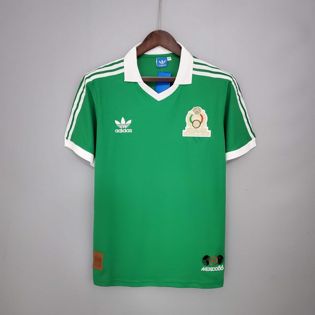 Mexico Home 1986 Football Shirt Soccer Jersey Retro Vintage