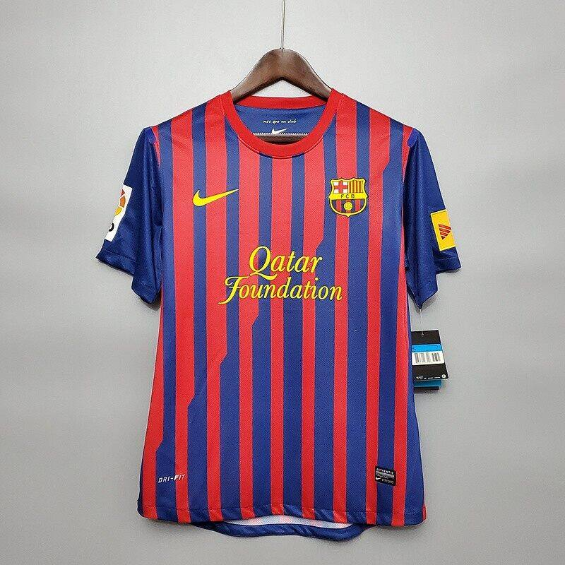 Barcelona Home 2011-12 Football Shirt Soccer Jersey Retro Vintage