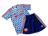 Kids Retro The Red Devils Away 1990-92 Football Kit