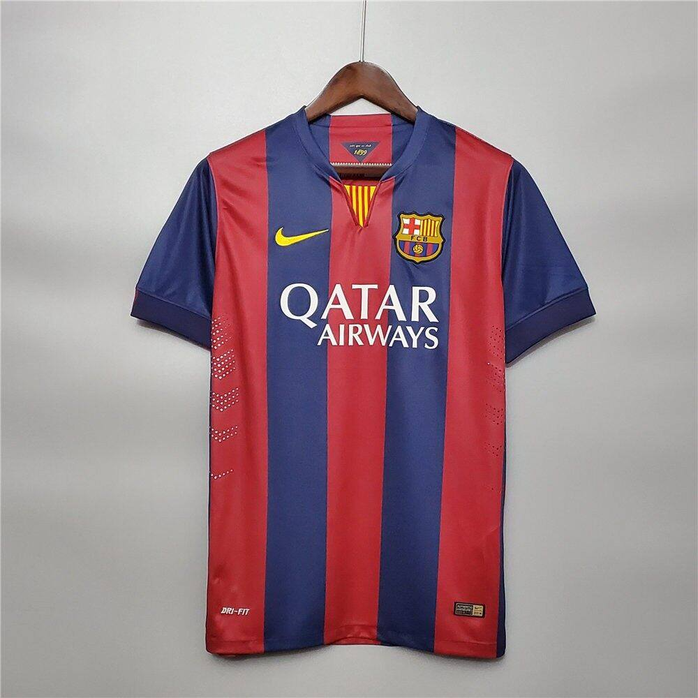 Barcelona Home 2014-15 Football Shirt Soccer Jersey Retro Vintage