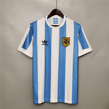 Argentina Home Home 1978 Football Shirt Soccer Jersey Retro Vintage
