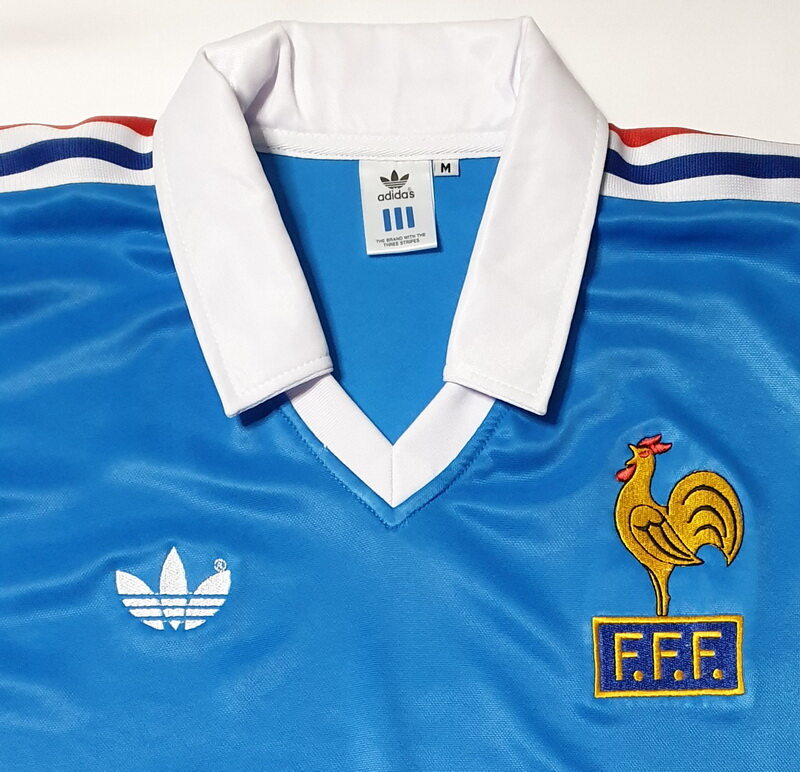 Retro France Home 1980 Football Shirt Soccer Jersey Vintage