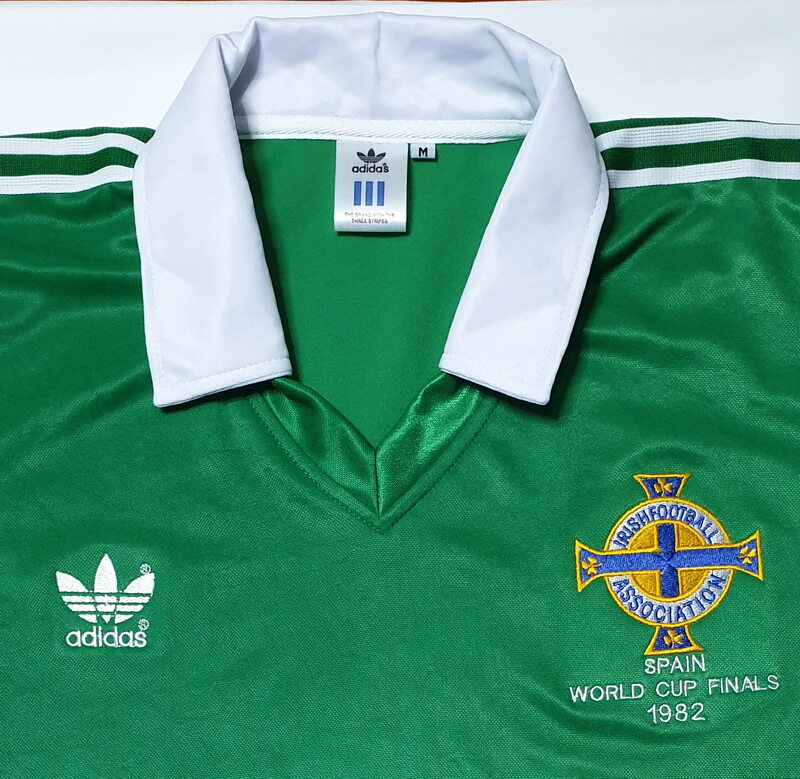 Retro Northern Ireland Home 1982 Football Shirt Soccer Jersey Vintage