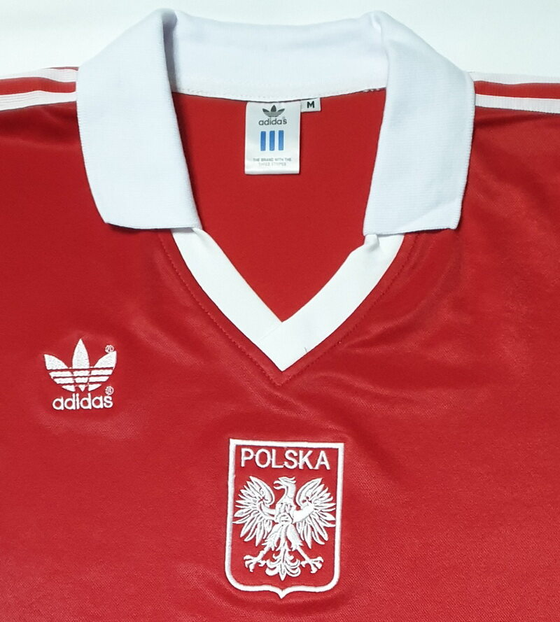 Retro Poland Away 1982 Football Shirt Soccer Jersey Vintage