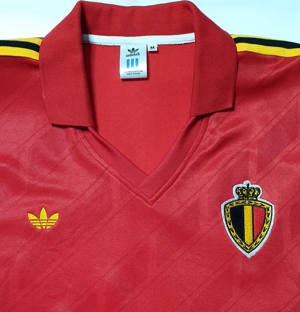 Retro Belgium Home 1986 WC Football Shirt Soccer Jersey Vintage