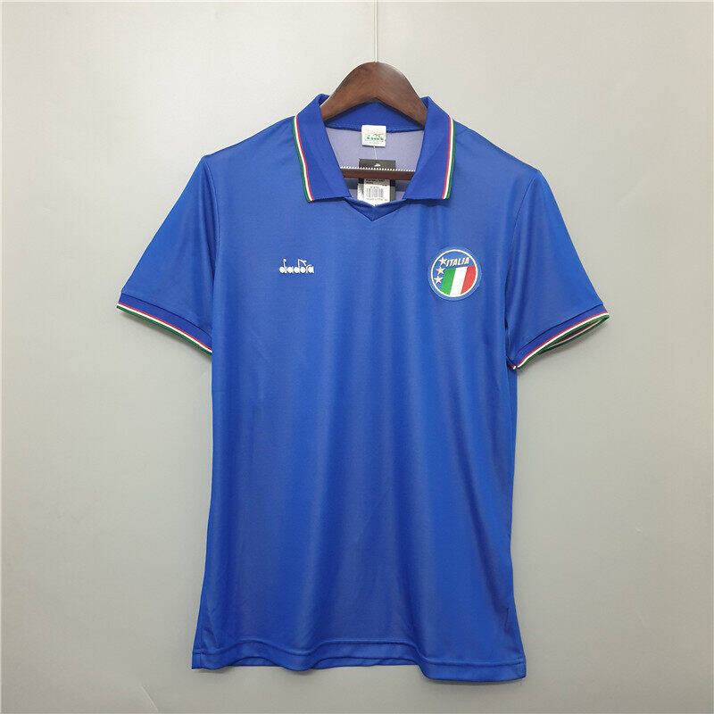 Italy Home 1990 Football Shirt Soccer Jersey Retro Vintage