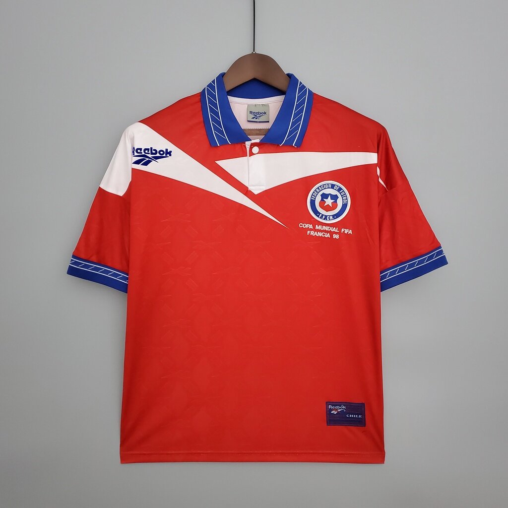 Chile Home 1998 WC Football Shirt Soccer Jersey Retro Vintage