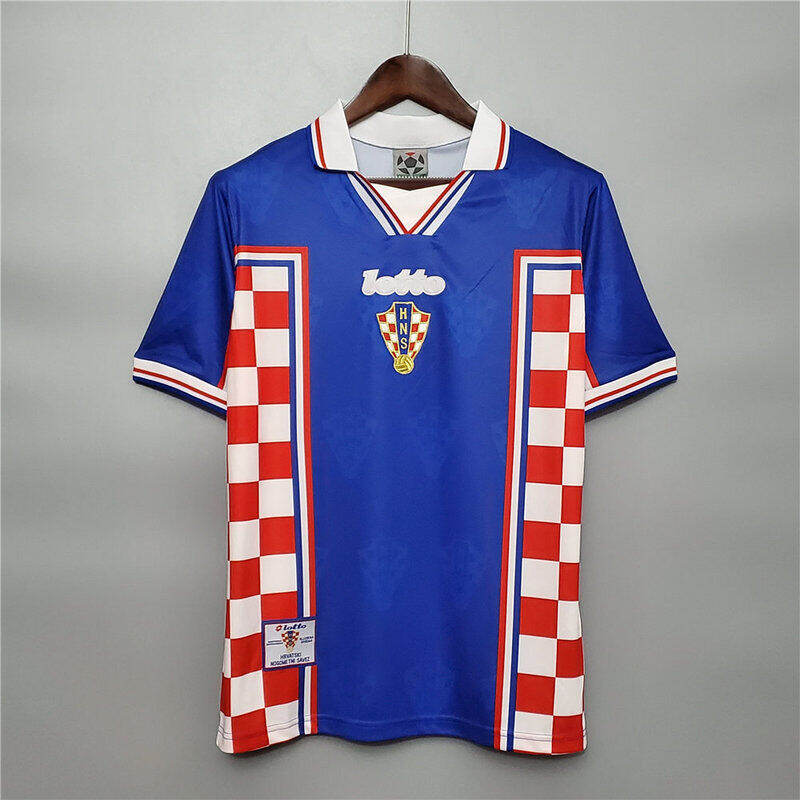 Croatia Home 1998 Football Shirt Soccer Jersey Retro Vintage