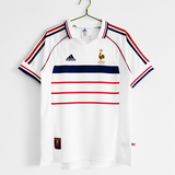 France Away 1998 Football Shirt Soccer Jersey Retro Vintage