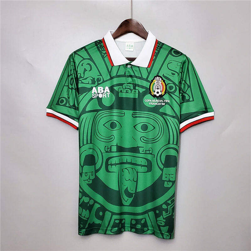 Mexico Home 1998 Football Shirt Soccer Jersey Retro Vintage