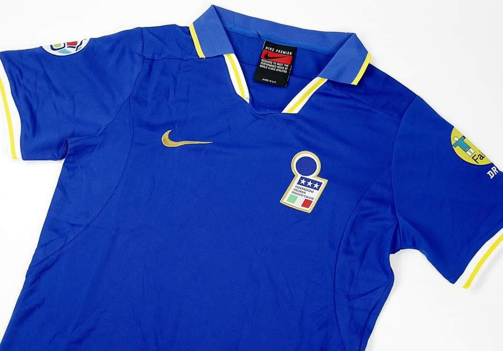 Italy Home 1996 Euros Football Shirt Soccer Jersey Retro Vintage