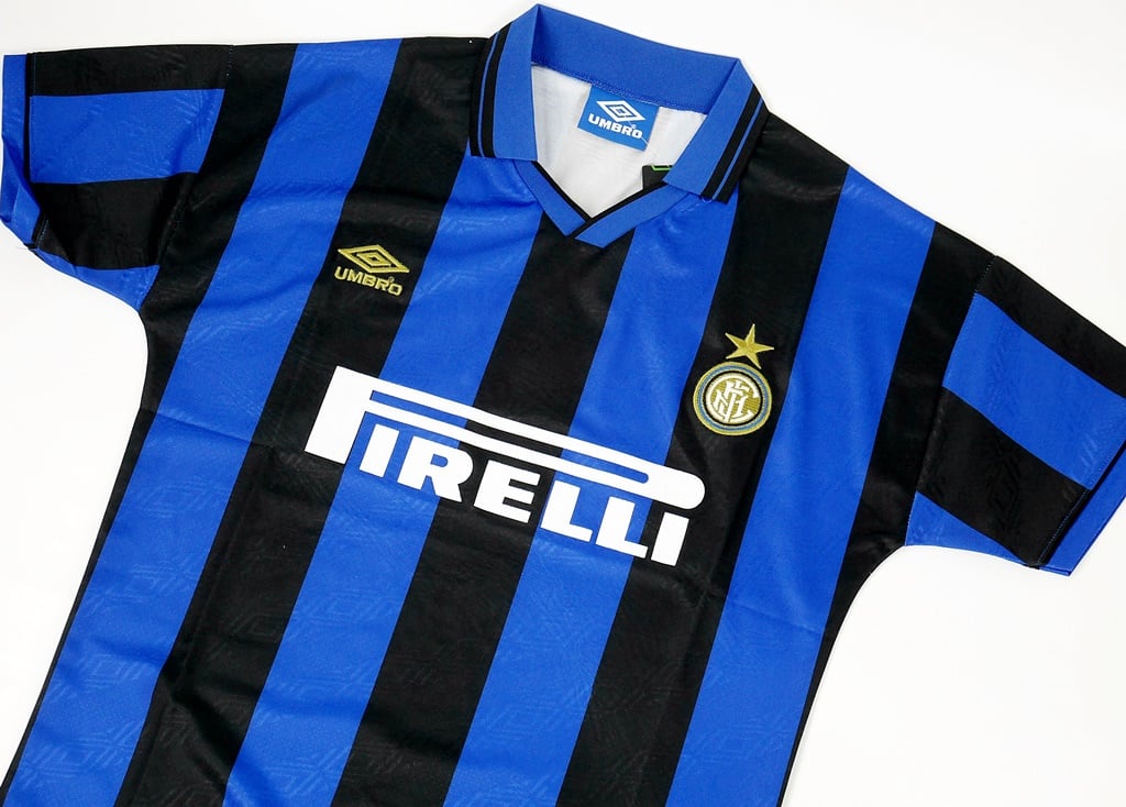 Inter Milan Home 1995-96 Football Shirt Soccer Jersey Retro Vintage