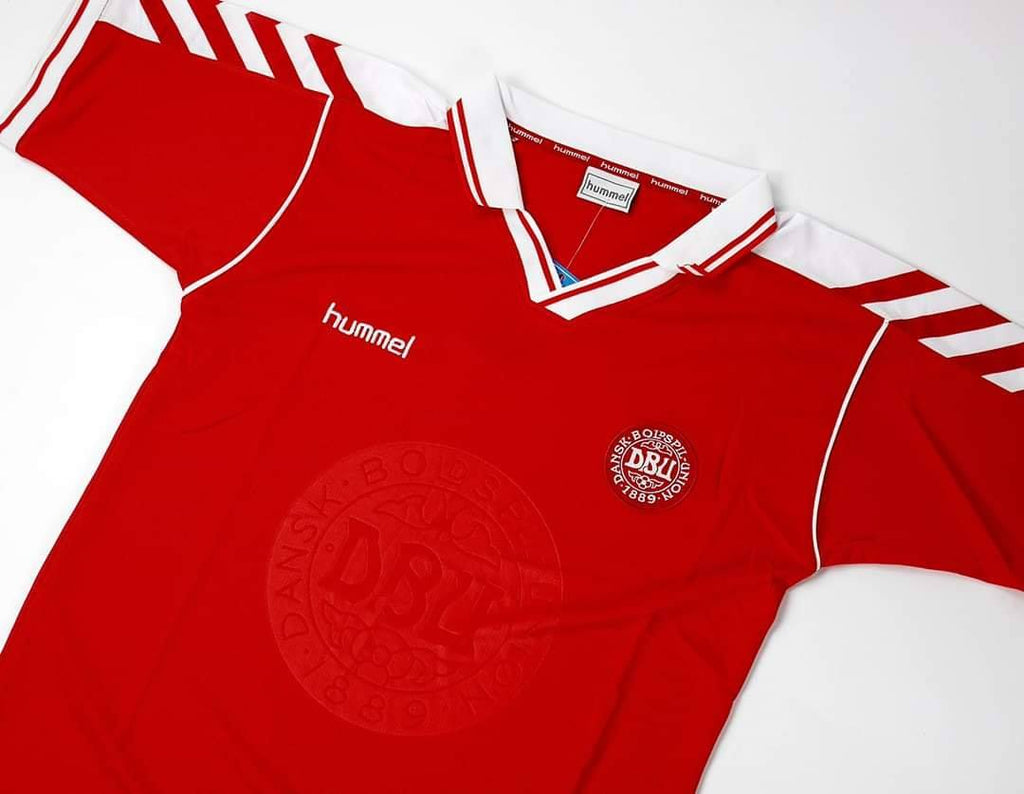 Denmark Home Kit 1998 Football Football Shirt Soccer Jersey Retro Vintage