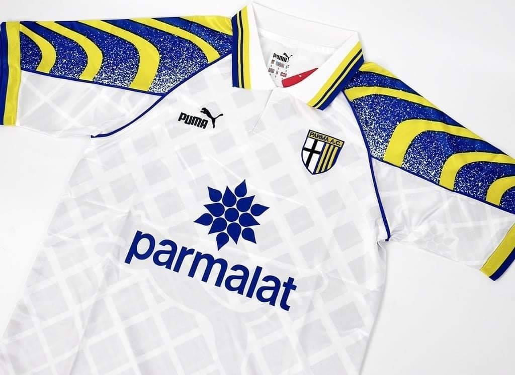 Parma Home Kit 1995-97 Football Shirt Soccer Jersey Retro Vintage