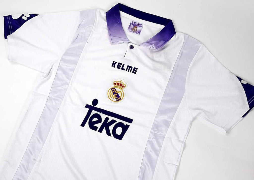Real Madrid Home 1997-98 Football Shirt Soccer Jersey Retro Vintage