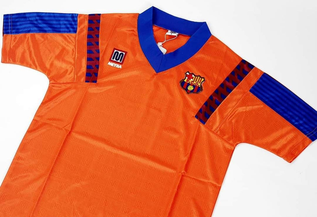 Barcelona Away 1991-92 Football Shirt Soccer Jersey Retro Vintage