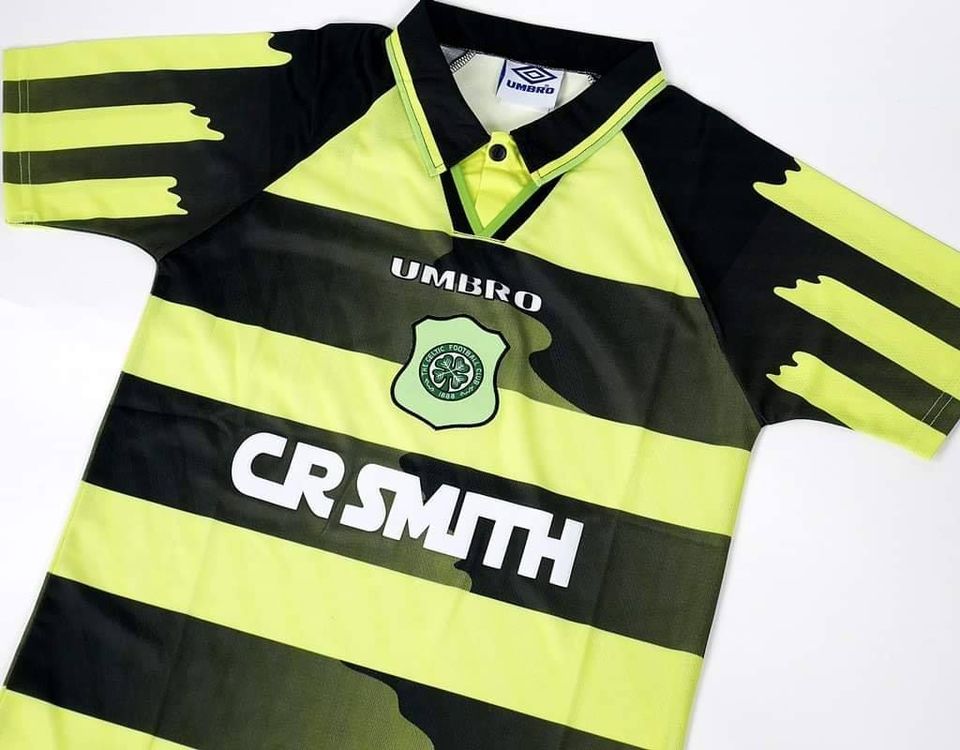 Celtic Away Kit 1996-97 Football Shirt Soccer Jersey Retro Vintage