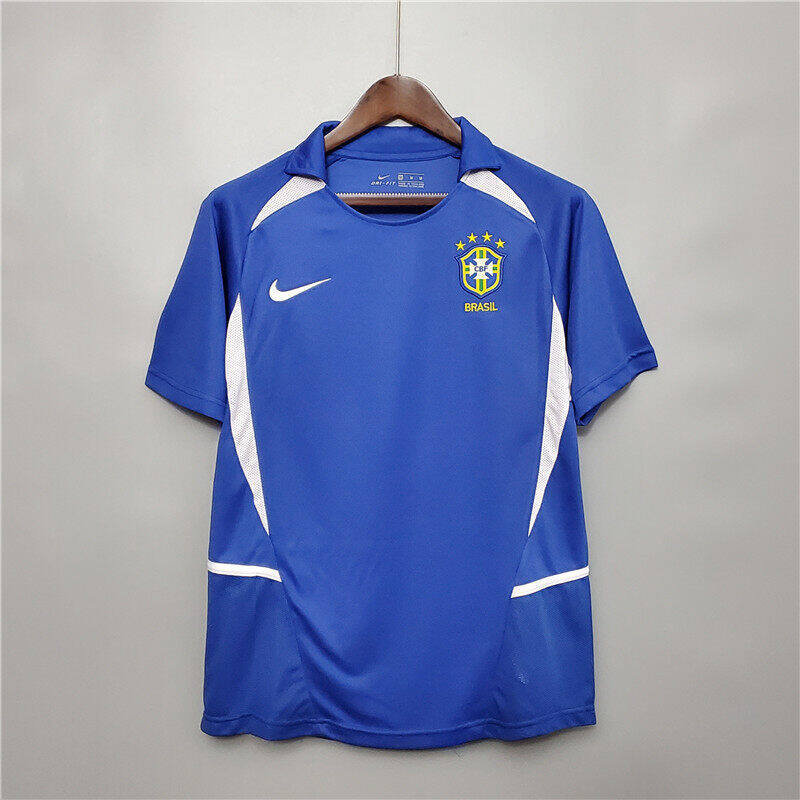 Brazil Away 2002  Football Shirt Soccer Jersey Retro Vintage