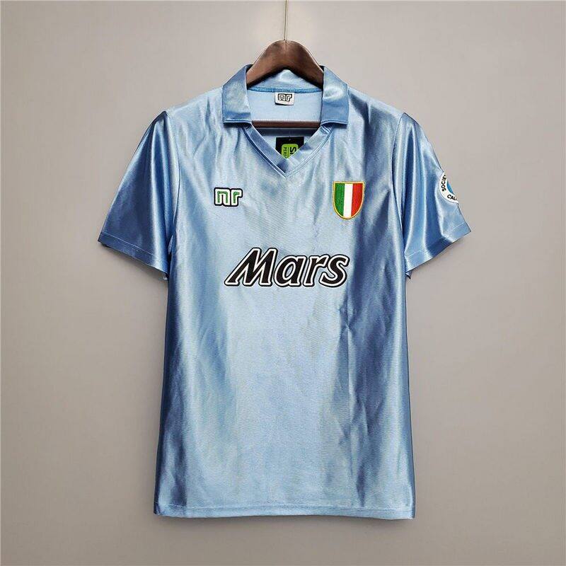 Napoli Home 1990-91 Football Shirt Soccer Jersey Retro Vintage