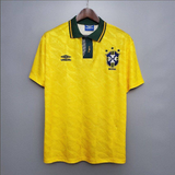 Brazil Home 1991-93 Football Shirt Soccer Jersey Retro Vintage