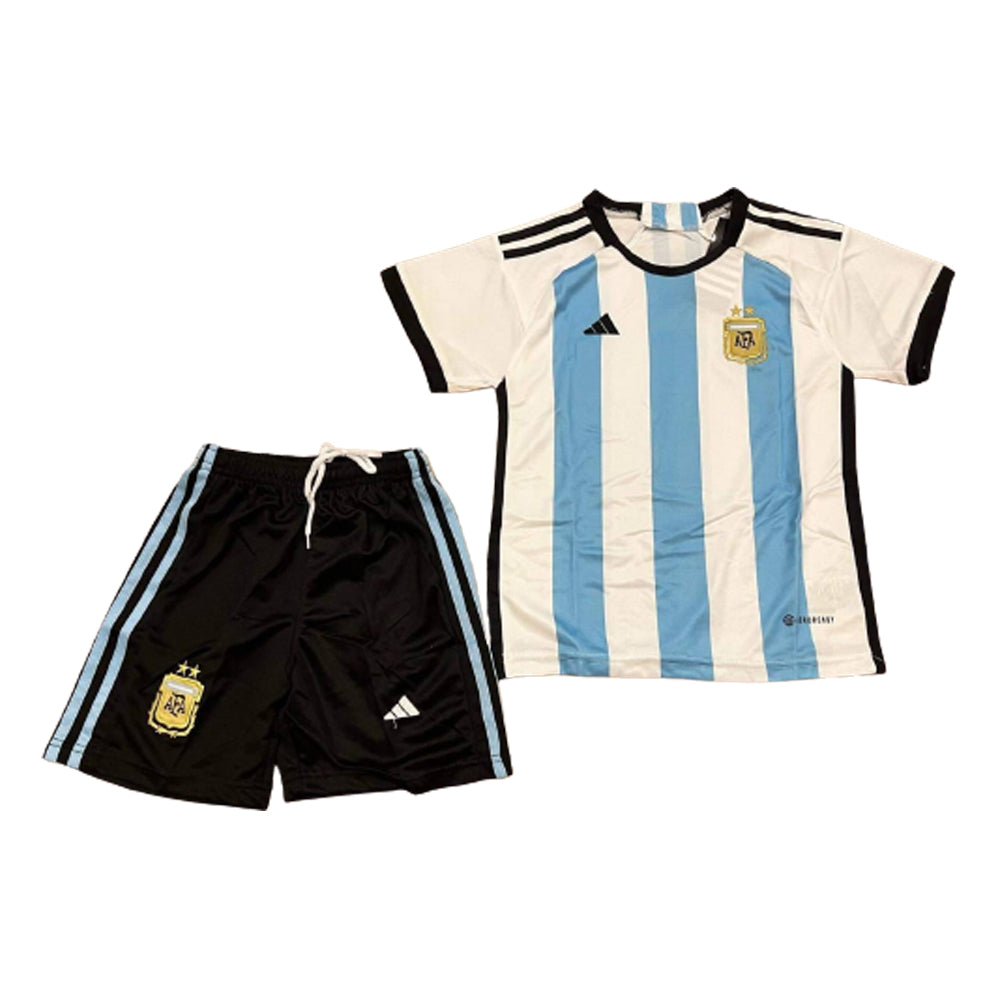 Kids Argentina 2022 World Cup Football Kit