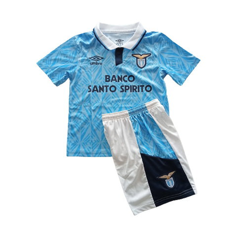 Kids Retro Lazio Home 1991/92 Football Kit